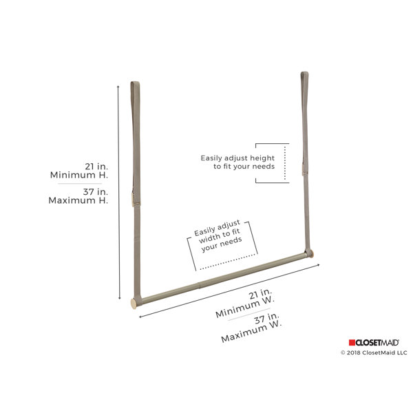 ClosetMaid Double Hang Closet Rod & Reviews Wayfair
